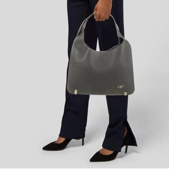 Givenchy Leather Shoulder Bag Gray - Picture 1 of 7
